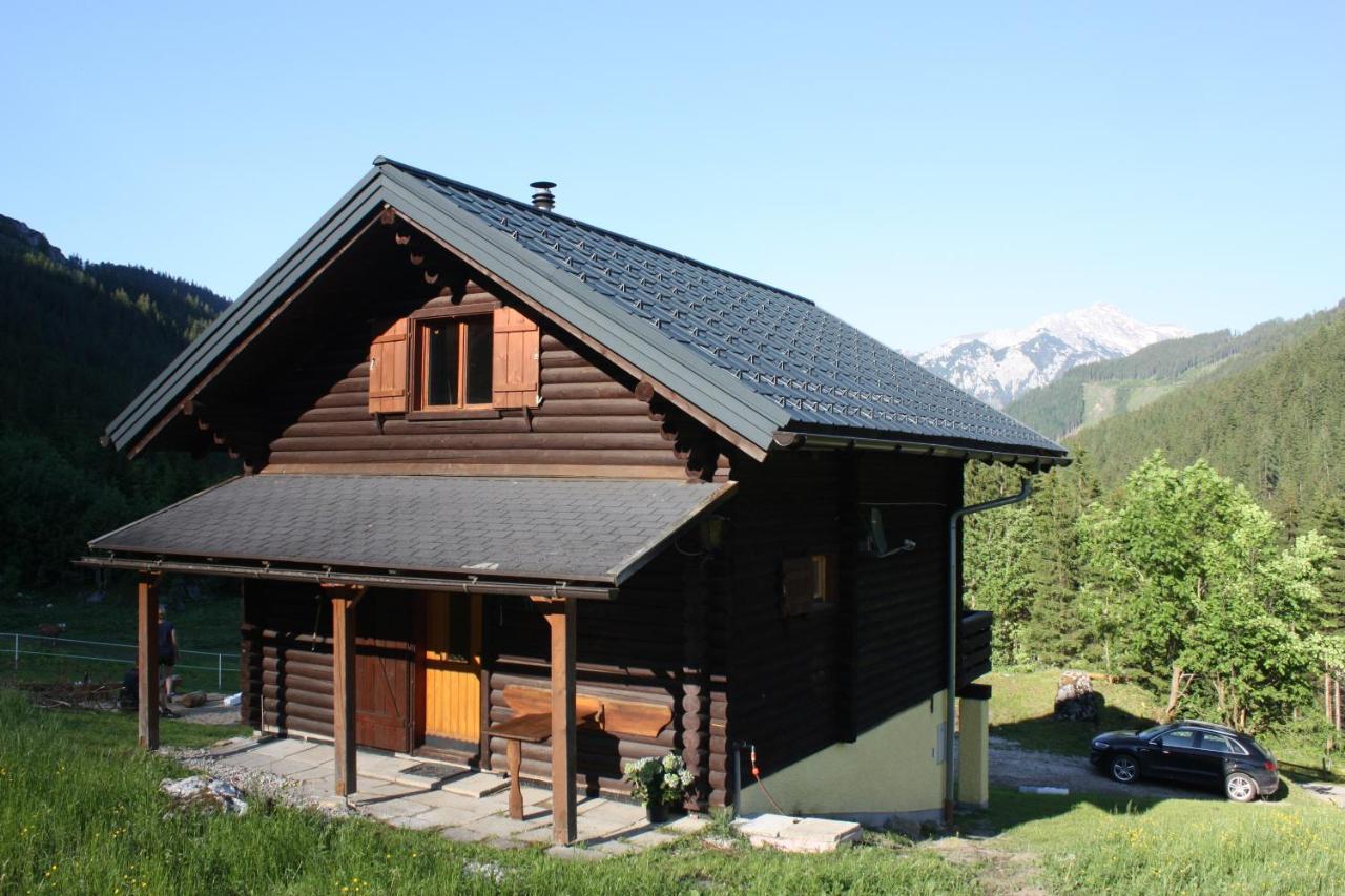 Blockhütte Radmer Villa Radmer an der Hasel Exteriör bild