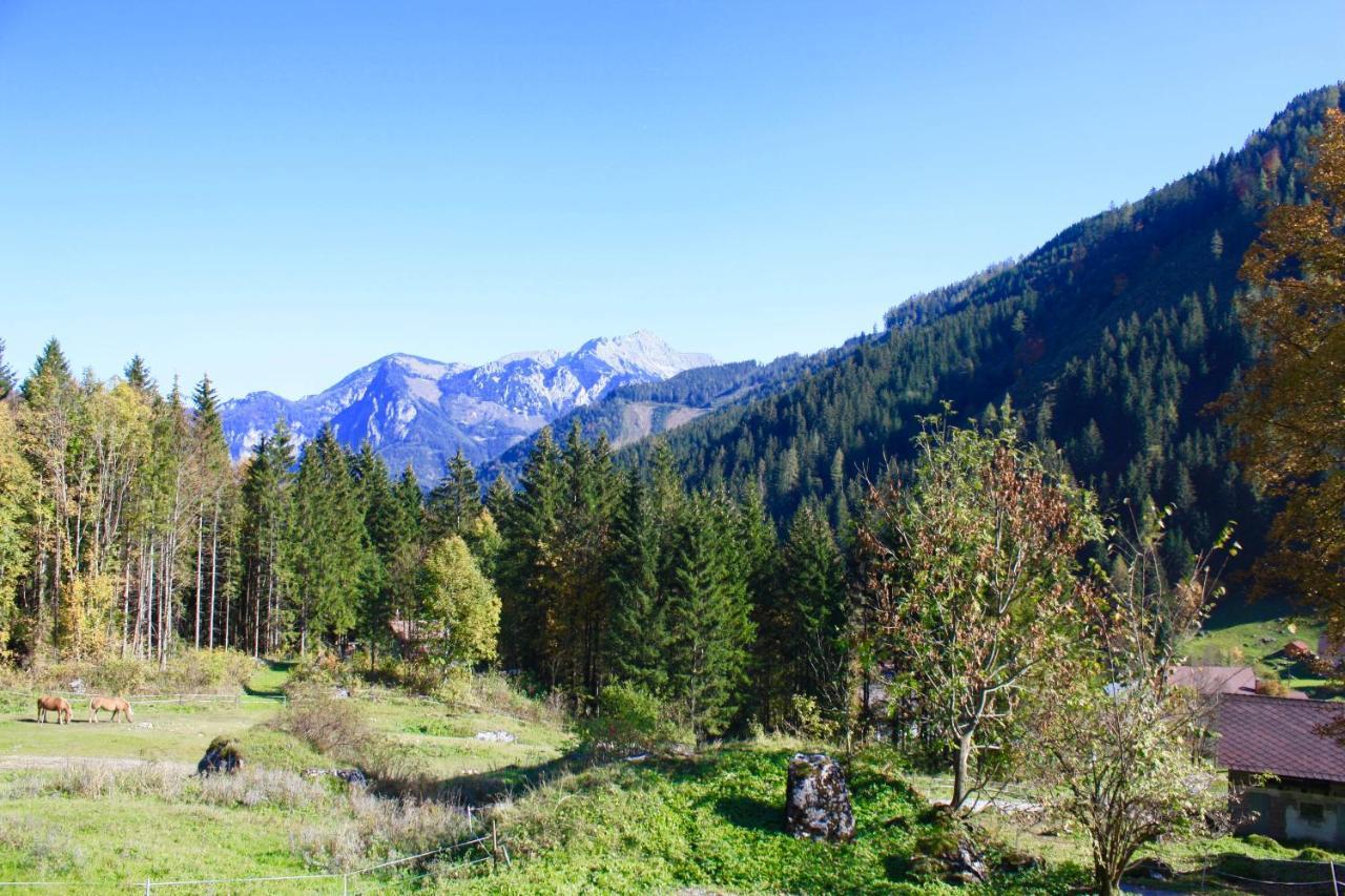 Blockhütte Radmer Villa Radmer an der Hasel Exteriör bild